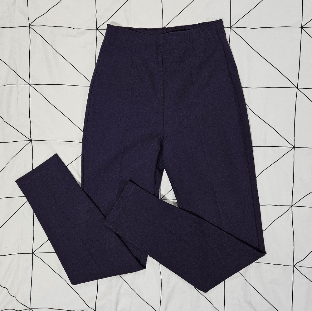 Aritzia Babaton 1-01 Skinny Legging-Style Pant Dark Purple Size Small